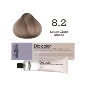 Coloração L'Oréal Professionnel Tom 8.2 Louro Claro Acinzentado Com 60 g