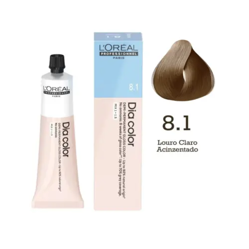 Coloração L'Oréal Professionnel Dia Color 8.1 Com 60 ml