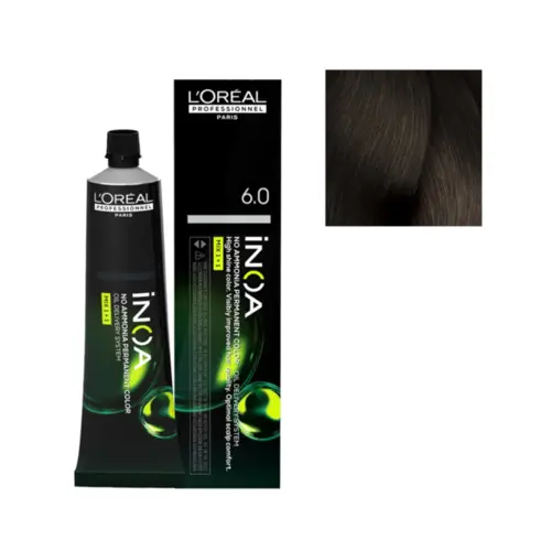 Coloração L'Oréal Professionnel Inoa 6.0 Com 60 g