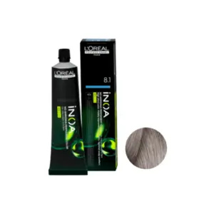 Coloração L'Oréal Professionnel INOA 8.1 Light Ash Blonde Com 60 g