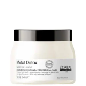 Máscara Capilar L'Oréal Professionnel Metal Detox Com 500 ml