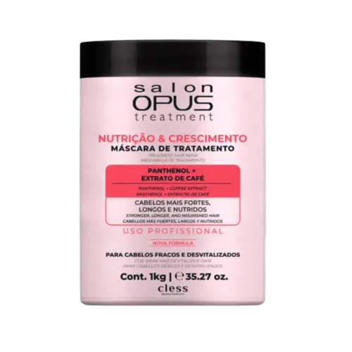 Máscara de Tratamento Salon Opus Nutrição e Crescimento Com 1000g
