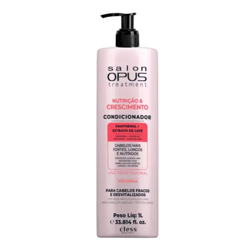 Condicionador Salon Opus Nutrição & Crescimento Com 1000 ml