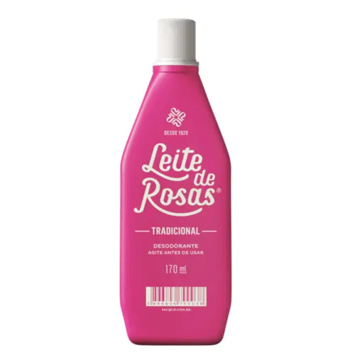 Loção de Limpeza Leite de Rosas Tradicional 170ml