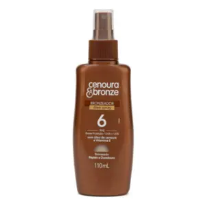 Bronzeador Cenoura e Bronze Oleo FPS6 110ml