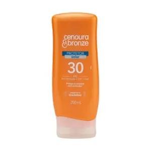 Protetor Solar Corporal FPS 30 Cenoura & Bronze Proteção UVA e UVB e preserva o colágeno Com 200 ml