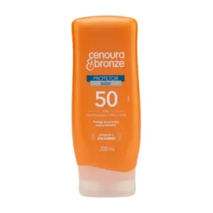 Protetor Solar Corporal Cenoura & Bronze FPS 50 Creme Com 200 ml