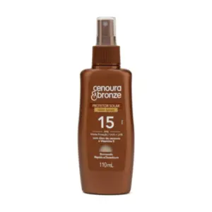 Óleo Bronzeador Cenoura E Bronze Spray Fps15 110ml