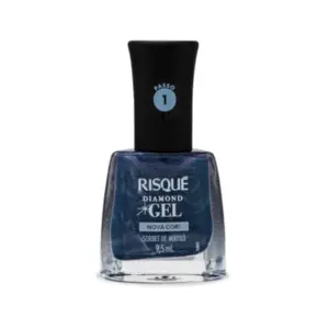 Esmalte Risqué Diamond Gel Sorbet de Mirtilo Com 9,5 ml