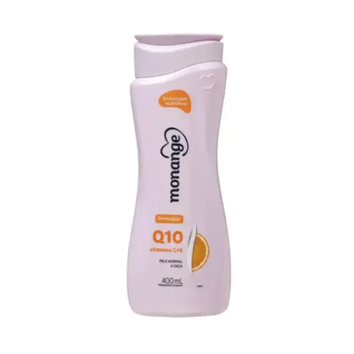 Hidratante Corporal firmador Monange Q10 com Vitaminas C e E pele normal a seca Com 400 ml