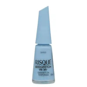 Esmalte azul Cremoso Risqué Bridgerton Diamante da Temporada Com 8 ml