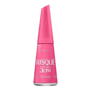 Esmalte Risqué Rosa Cremoso Com 8 ml