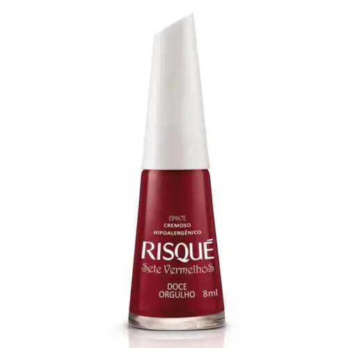 Esmalte Cremoso Risqué hipoalergênico Doce Orgulho Com 8ml