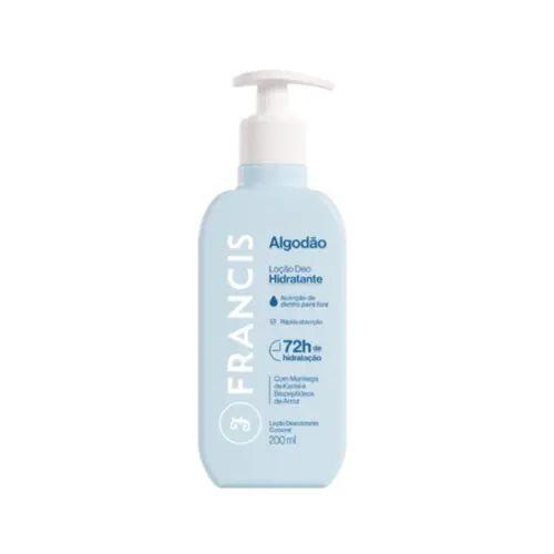 Loção Hidratante Francis Algodão Com 200 ml