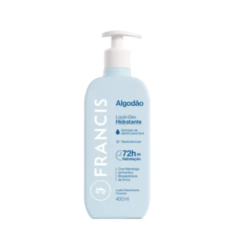 Loção Hidratante Francis Algodão Coty Brasil Comércio Com 400 ml