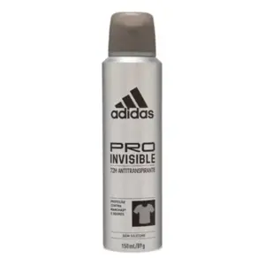Desodorante Antitranspirante Aerossol masculino Adidas Pro Invisible Performance sem Mancha Com 150 ml