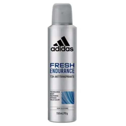 Desodorante Antitranspirante Aerossol Adidas Fresh Endurance 72h Com 150 ml