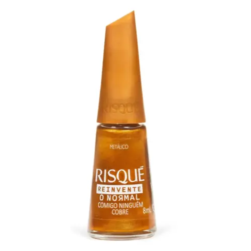Esmalte Risqué Metálico Reinventando o Normal Comigo Ninguém Cobre Com 8ml