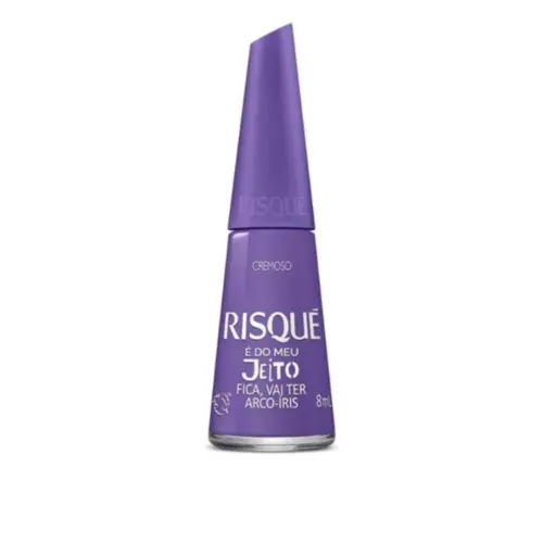 Esmalte Risqué Cremoso Fica, Vai Ter Arco-Íris! Com 8 ml