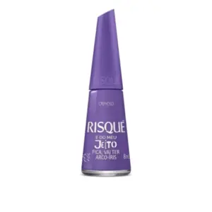 Esmalte Risqué Cremoso Fica, Vai Ter Arco-Íris! Com 8 ml