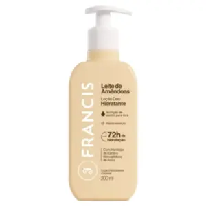 Loção Hidratante Francis Leite De Amêndoa Com 200 Ml