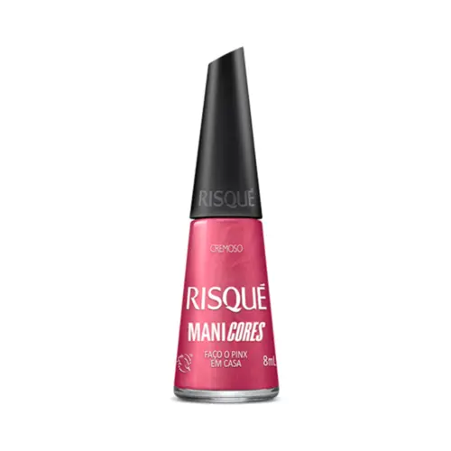 Esmalte acabamento Cremoso Risqué 8ml Com 6 unidades