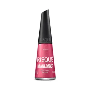 Esmalte acabamento Cremoso Risqué 8ml Com 6 unidades