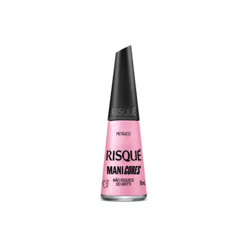 Esmalte Risqué Metálico Não Esquece Gritt Blue Com 6 unidades
