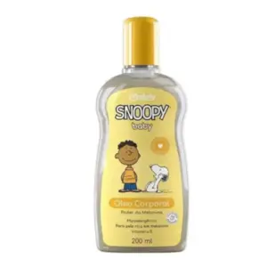 Óleo Corporal Cotton Baby Snoopy Poder da Melanina Com 200ml