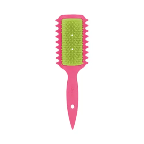 Escova de Cabelo Ricca Flex Fita Curl ventilada Rosa Com 1 unidade