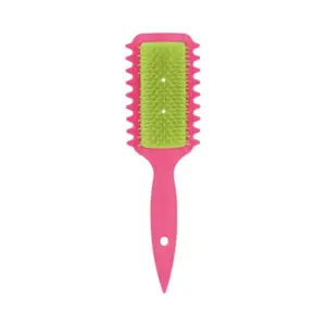Escova de Cabelo Ricca Flex Fita Curl ventilada Rosa Com 1 unidade