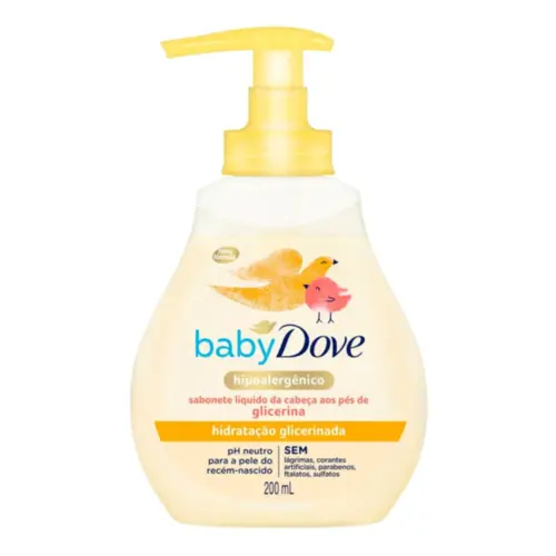 Sabonete Líquido Dove Baby Hidratacao Glicerinada 200ml