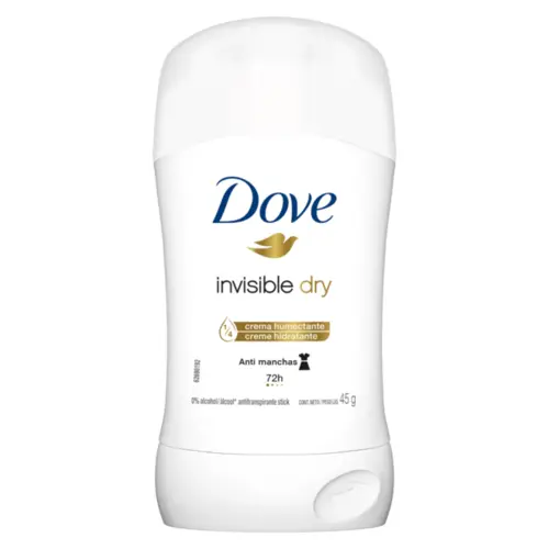 Desodorante em Barra Dove Invisible Dry Com 45 g