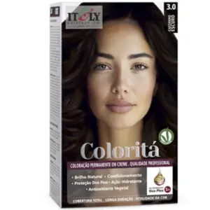 Coloração Itely Colorita 3.0 Castanho Escuro Com 60 g