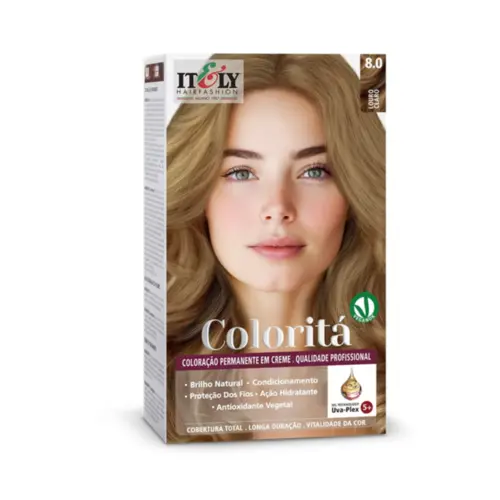 Coloração Itely Colorita 8.0 Louro Claro Com 1 unidade
