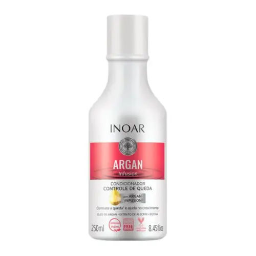 Condicionador Inoar Argan Infusion Controle de Queda Com 250 ml