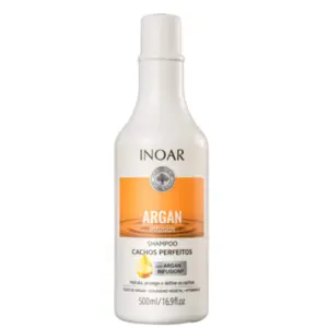 Shampoo Inoar Argan Infusion Cachos Perfeitos Com 500 ml