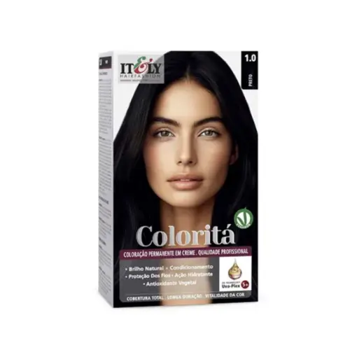 Coloração Itely Colorita 1.0 Preto Com 1 unidade
