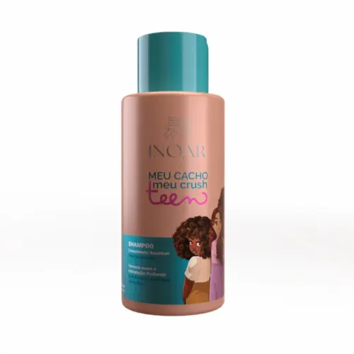 Shampoo Inoar Meu Cacho Meu Crush Teen Com 500 ml