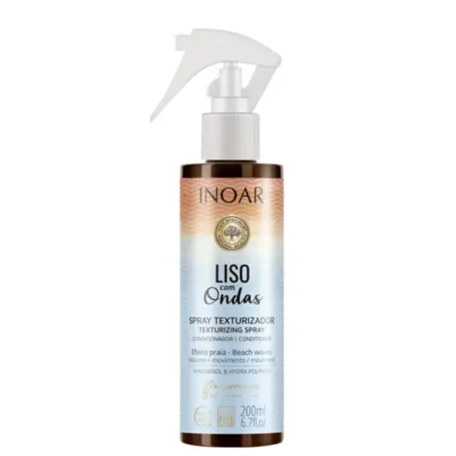Spray Liso Ondulado Inoar Spray termoativado Modelador e Protetor térmico Com 200 ml