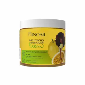 Gelatina Capilar Inoar Meu Cacho Meu Crush Teen Maracujá Com 500 g