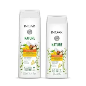 Kit Hidratação Inoar Nature Shampoo 300 ml Condicionador 200 ml Com 2 unidades