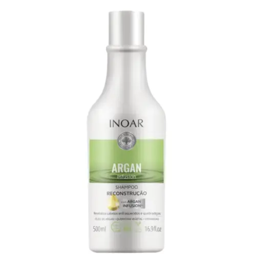 Shampoo Inoar Argan Infusion Reconstrução Com 500 ml