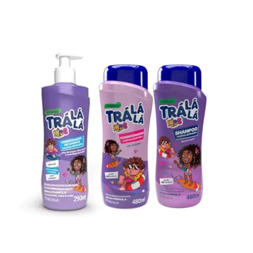 Kit Shampoo e Condicionador Tra La La Kit Extra Desembaraço