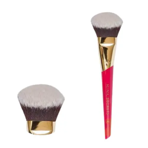 Pincel Multifuncional Niina Secrets para base corretivo blush e contorno Com 1 unidade