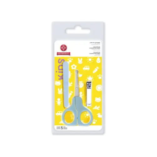 Kit de cuidados para o bebê Mundial azul BC 199A Com 1 unidade
