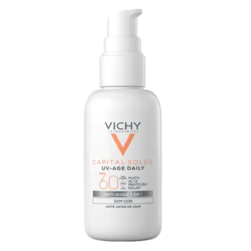 Protetor Solar Facial Vichy Uv-Age Cor 2.0 Fps60 40g