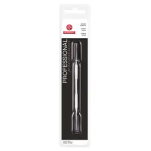 Palito para Unhas Mundial modelo 375M aço inox ponta em rosca para fixar algodao cabo antideslizante Com 1 unidade