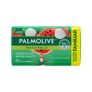 Sabonete em Barra Palmolive Naturals Melancia e Lichia Com 150 g