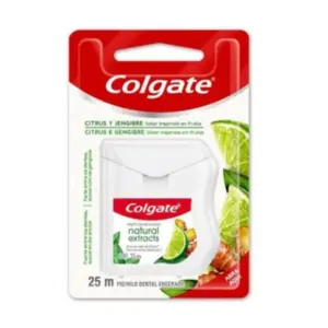 Fio Dental Colgate Natural extrato de limão Com 25 metros
